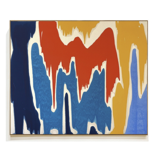 Marcel Rozek: Thresher #1, 2022, Oil on canvas, 59.75 x 71.75 x 1 inches
