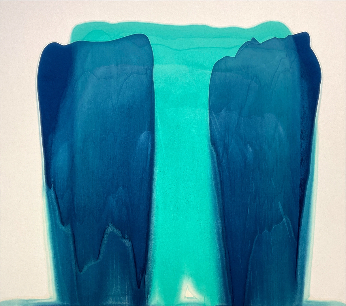 Marcel Rozek, Want Some Air, 2025, Oil and latex on canvas, 64 x 72 x 1.5 inches