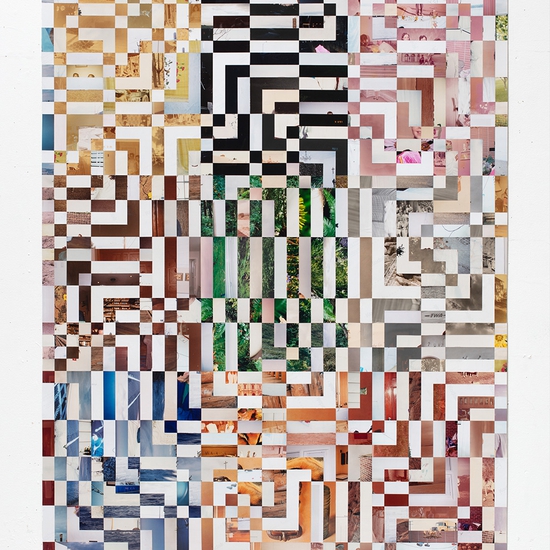 Joe Rudko: CMYKRGB, 2022, Found photographs on paper, 50 x 38 inches