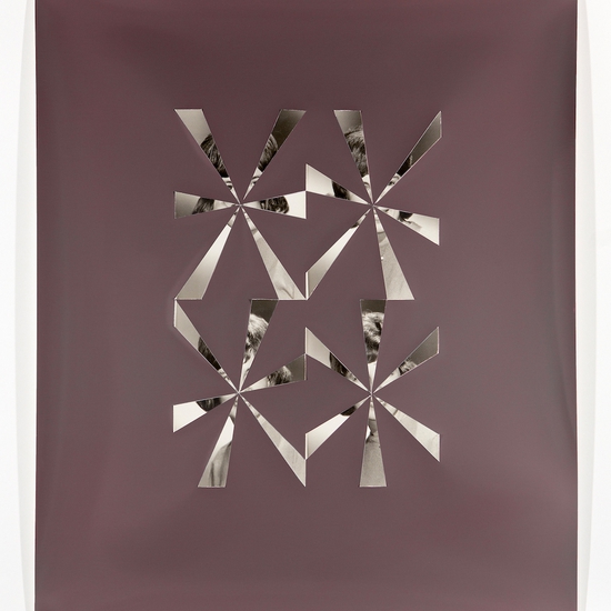 Joe Rudko: Inlaid (One In Four Parts), 2019, Found photograph inlaid into unfixed photo paper, 24 x 20 inches (framed dimensions: 30 x 25 x 1.5 inches)