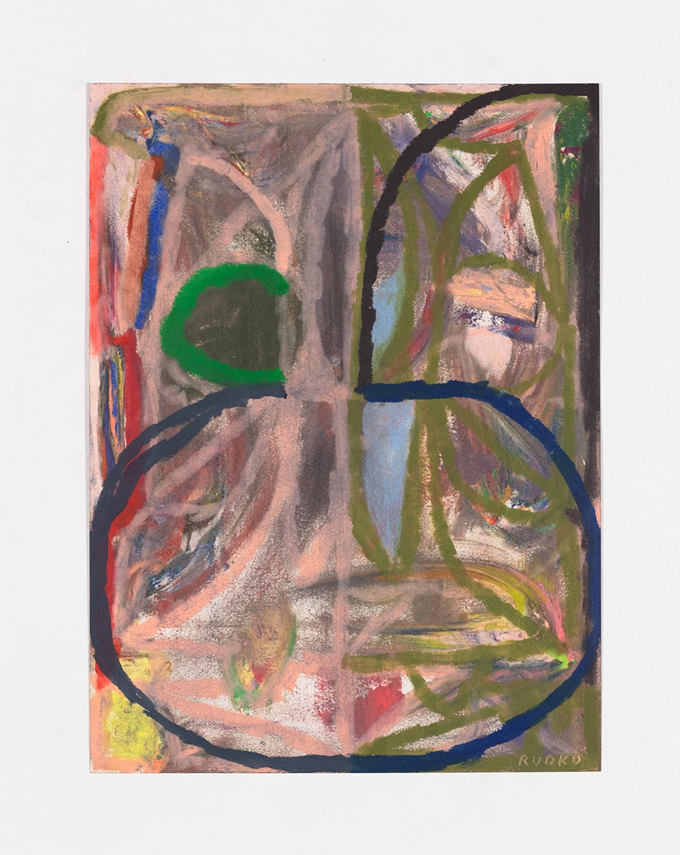 Joe Rudko, Jug, 2025, Oil pastel on paper, 12 x 9 inches
