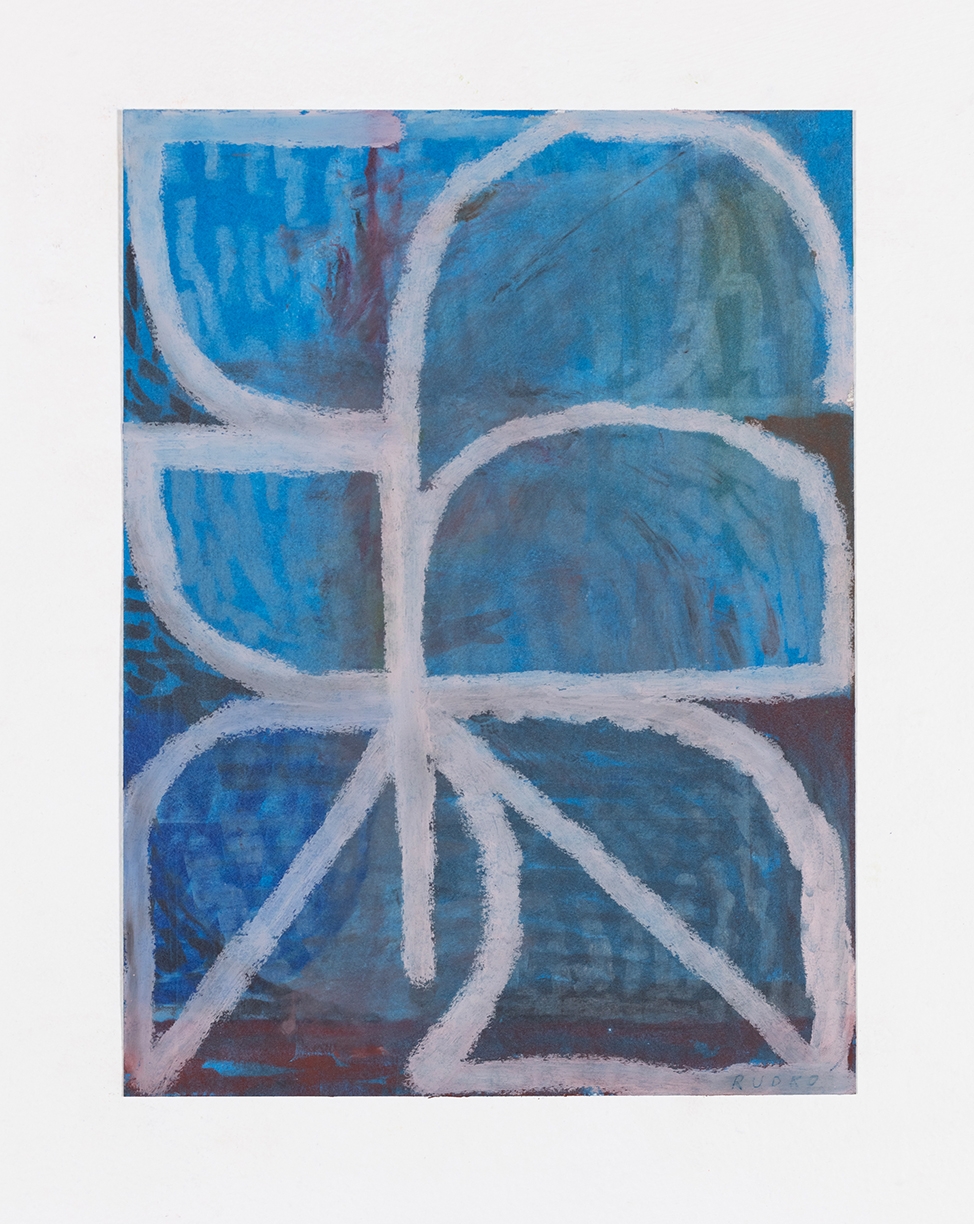 Joe Rudko, Shell, 2025, Oil pastel on paper, 12 x 9 inches