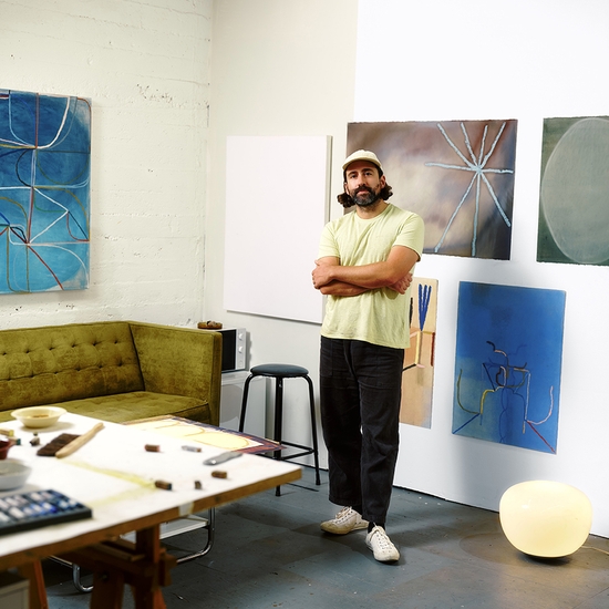 Joe Rudko in his studio, 2026, Photo by Ben Lindbloom