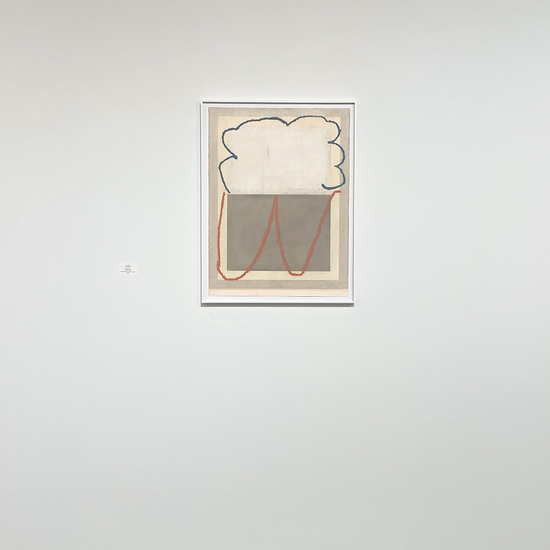 Gallery installation of 'Window Drawing'