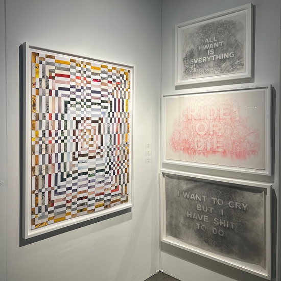 Installation at Seattle Art Fair 2023