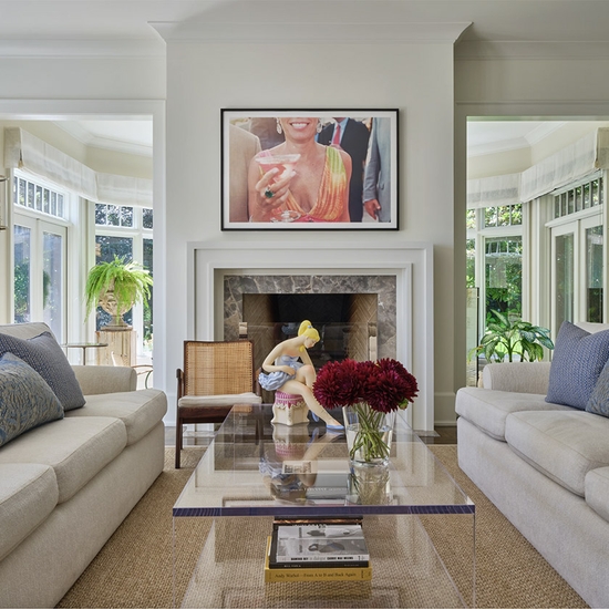 Installation of 'Cancer Benefit, Southampton 2006 (Cosmo)' in a private residence