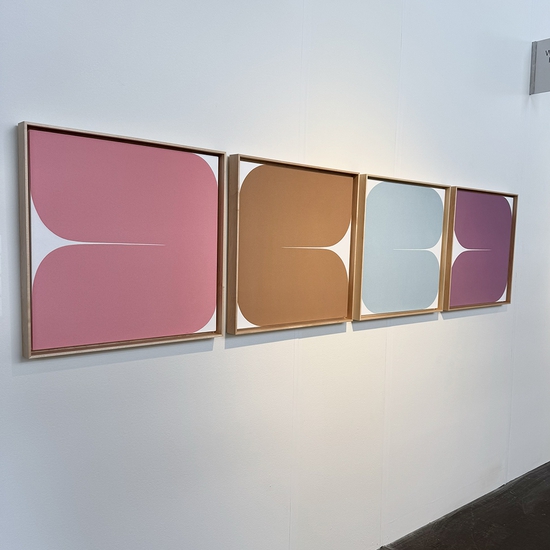 Installation of work by Sara Genn at the San Francisco Art Fair 2025