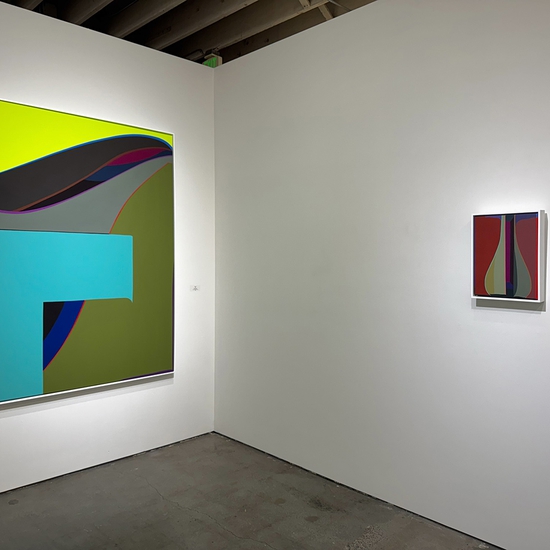 Install of Group Show: Formal Color