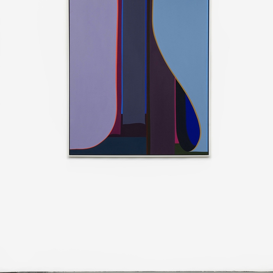 Brian Sanchez, Aila, 2024, Vinyl emulsion on canvas, 54 x 40 x 2 inches