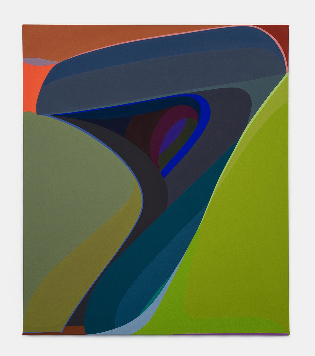 Brian Sanchez, Nectar, 2025, Vinyl emulsion on canvas, 42 x 36 inches
