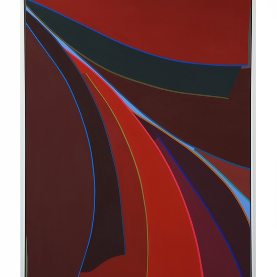 Brian Sanchez: Weeper, 2023, Vinyl emulsion on canvas, 64 x 48 inches (framed dimensions: 65 x 49.5 x 2.25 inches)