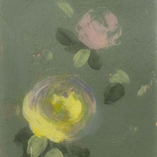 Tony Scherman: The Coming Good (21021), 2020-21, Encaustic on canvas, 24 x 18 x 1.5 inches