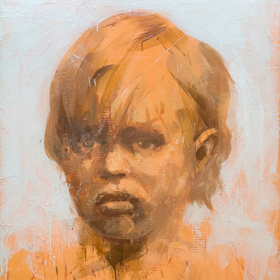 Tony Scherman: 1993, 2015-2022, Encaustic on canvas, 40 x 36 inches