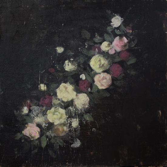 Tony Scherman: Cicero's Garden (19018), 2018-19, Encaustic on canvas, 60 x 60 x 2 inches