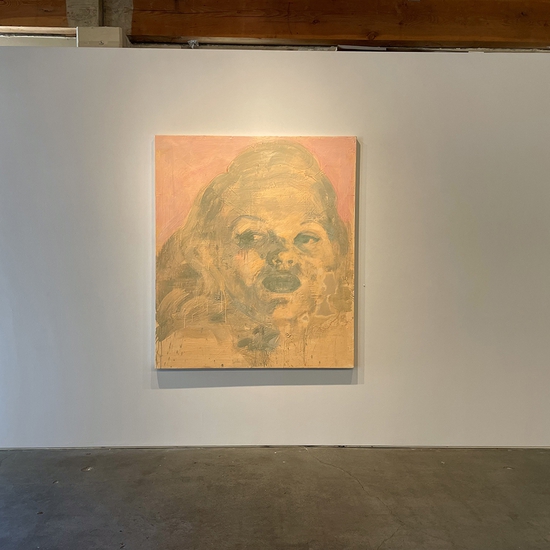 Tony Scherman: Minerva, 2021, Encaustic on canvas, 70 x 60 inches