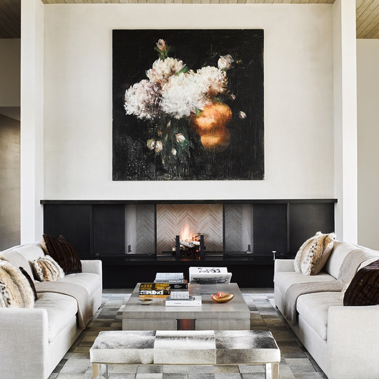 Tony Scherman's painting in private residence