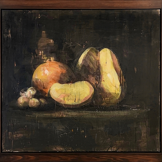 Tony Scherman: Untitled Still Life, 1998, Encaustic on canvas, 62 x 68 x 2 inches