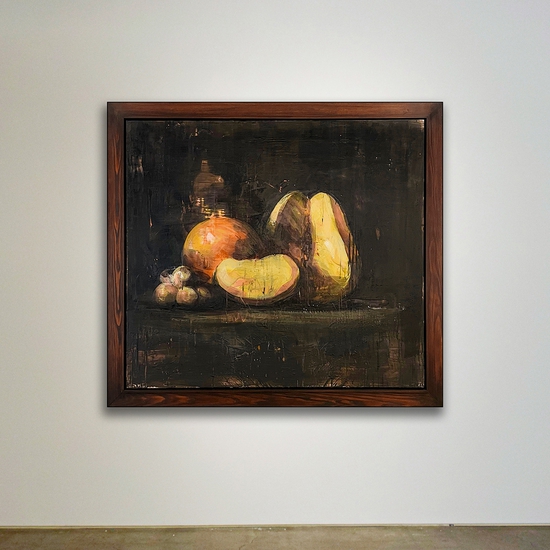 Tony Scherman: Untitled Still Life, 1998, Encaustic on canvas, 62 x 68 x 2 inches