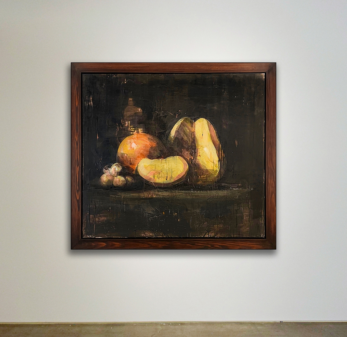 Tony Scherman: Untitled Still Life, 1998, Encaustic on canvas, 62 x 68 x 2 inches