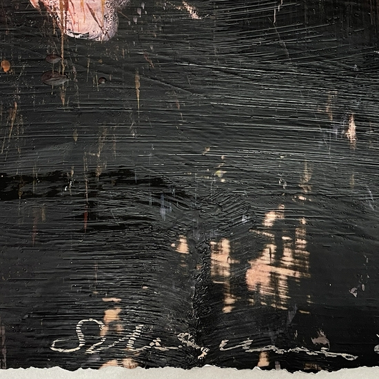 Detail of 'Untitled (Monotype)'