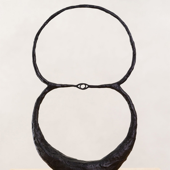 Michael Schultheis, Venn Fidelities, 2017, Bronze, 13.25 x 8 x 2 inches, Edition 6/10