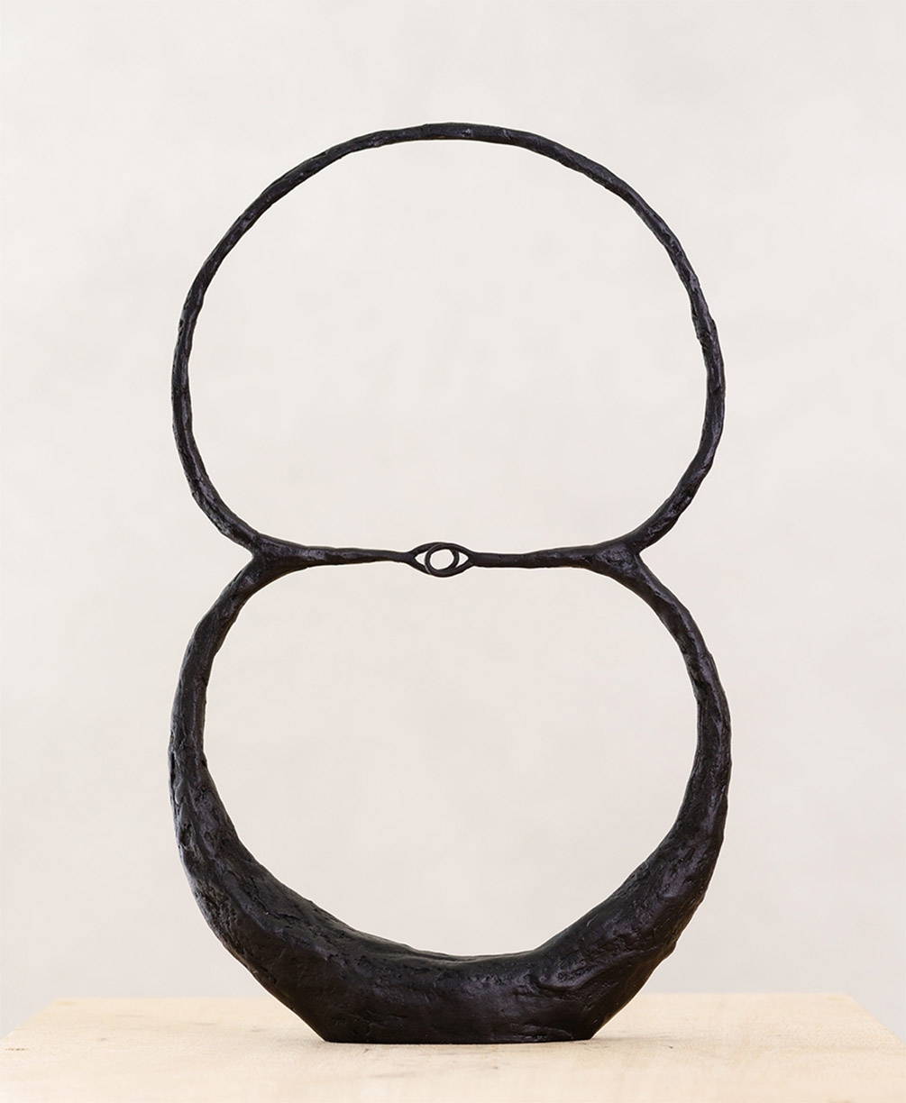 Michael Schultheis, Venn Fidelities, 2017, Bronze, 13.25 x 8 x 2 inches, Edition 6/10