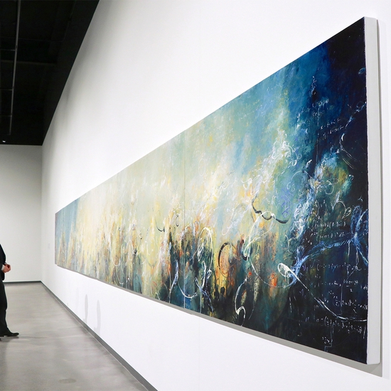 Installation view of Venn Pirouettes at the Jordan Schnitzer Museum of Art at WSU