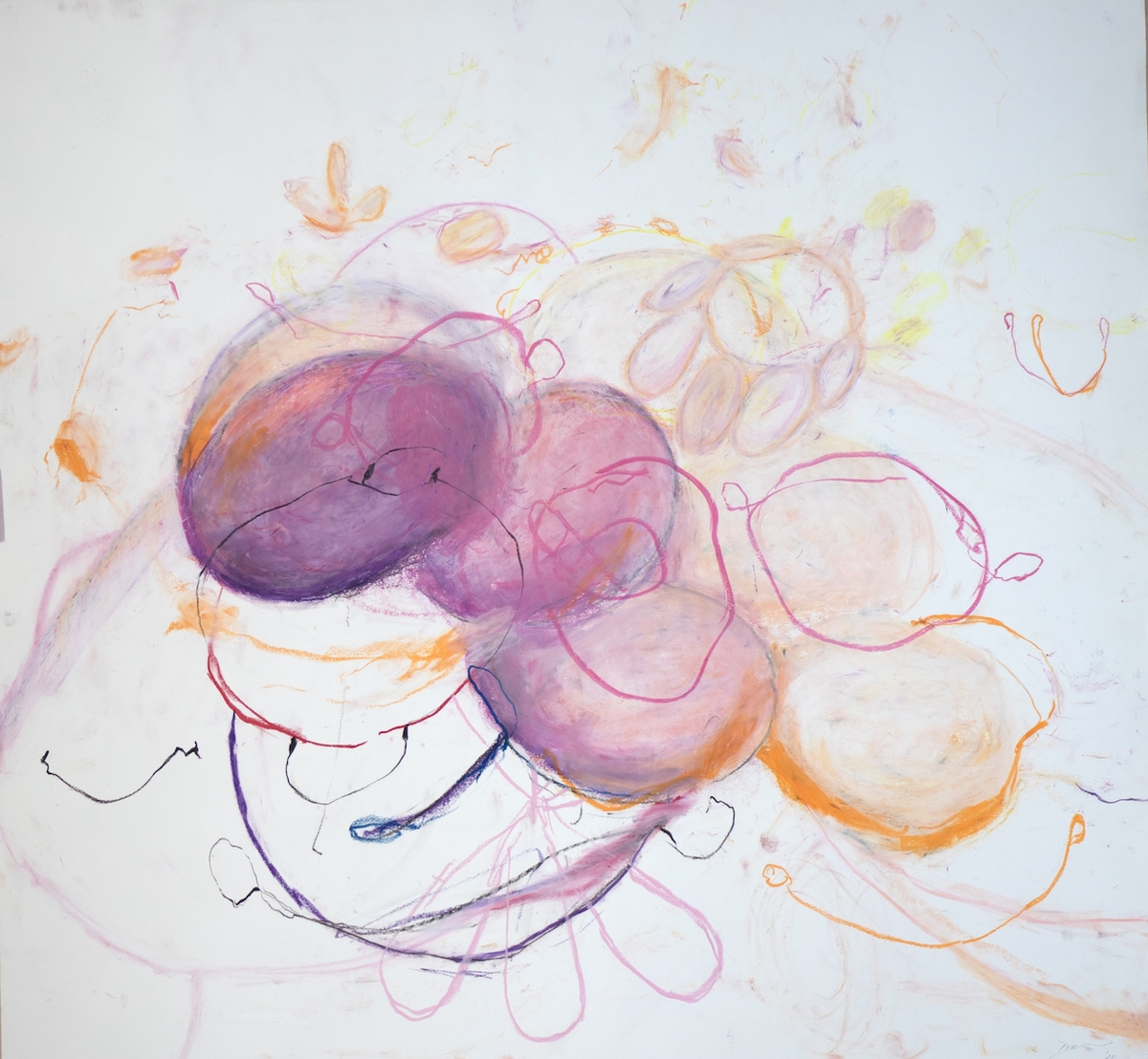 Michael Schultheis, Alignment, 2026, Pastel on paper, 36 x 38 inches