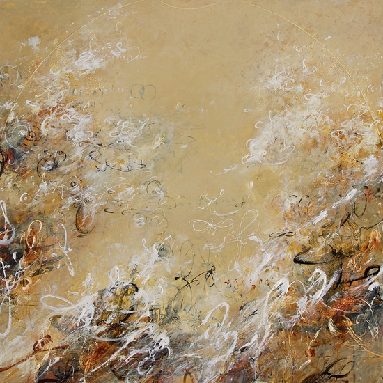 Michael Schultheis: Amity in Ceva, 2020, Acrylic on canvas, 36 x 36 x 2 inches