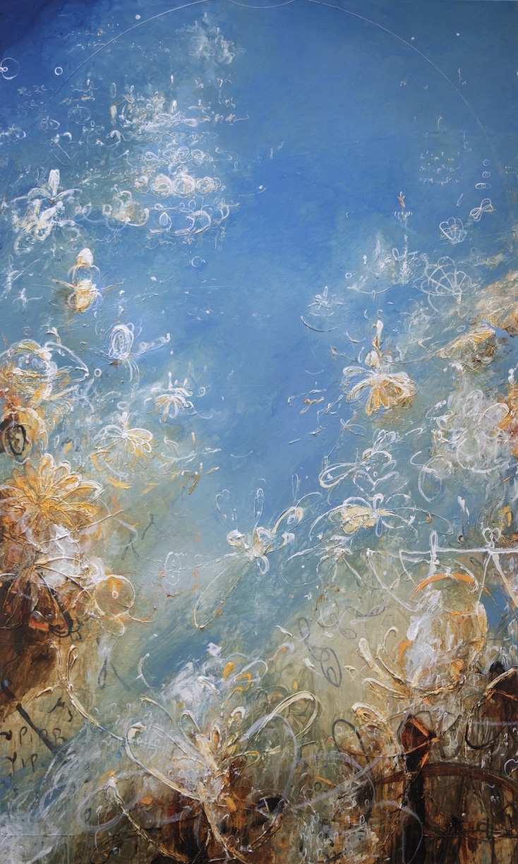Michael Schultheis, Amity, 2026, Acrylic on canvas, 60 x 36 x 2 inches