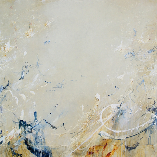 Michael Schultheis: Arcs of Galileo, 2022, Acrylic on canvas, 48 x 72 inches