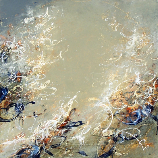 Michael Schultheis: Balance of Cycloids, Morning, 2020, Acrylic on canvas, 24 x 24 x 2 inches