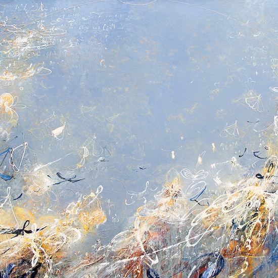 Michael Schultheis: Callisto Reveries of Galileo, 2022, Acrylic on canvas, 36 x 60 x 2 inches