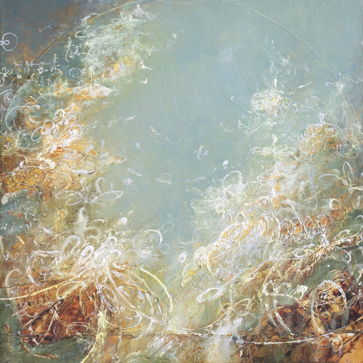 Michael Schultheis, Coherence by Day, 2026, Acrylic on canvas, 24 x 24 x 2 inches