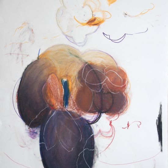 Michael Schultheis, Coherence III, 2026, Pastel on paper, 44 x 30 inches