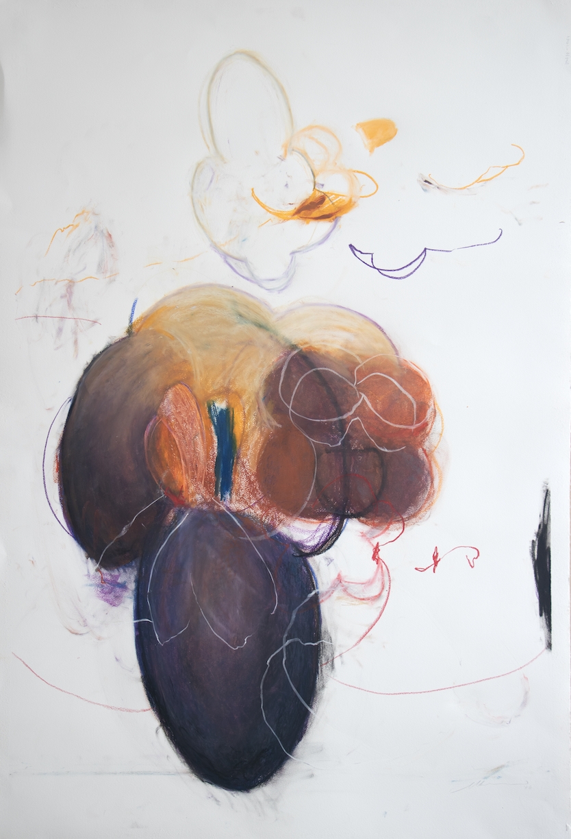 Michael Schultheis, Coherence III, 2026, Pastel on paper, 44 x 30 inches