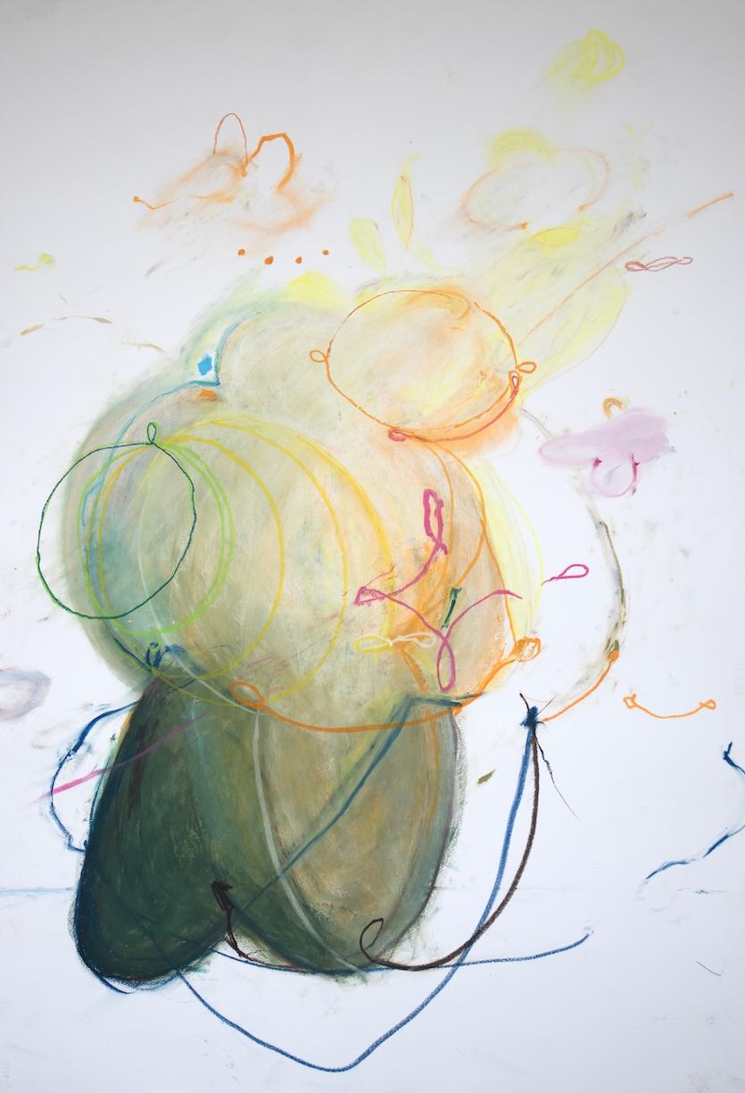 Michael Schultheis, Coherence II, 2026, Pastel on paper, 44 x 30 inches