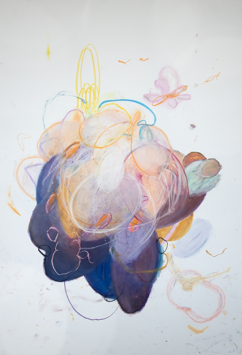 Michael Schultheis, Coherence IV, 2026, Pastel on paper, 44 x 30 inches