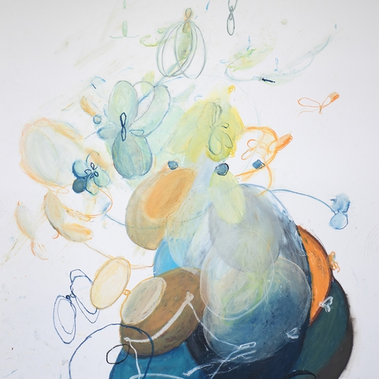 Michael Schultheis, Coherence VI, 2026, Pastel on paper, 44 x 30 inches