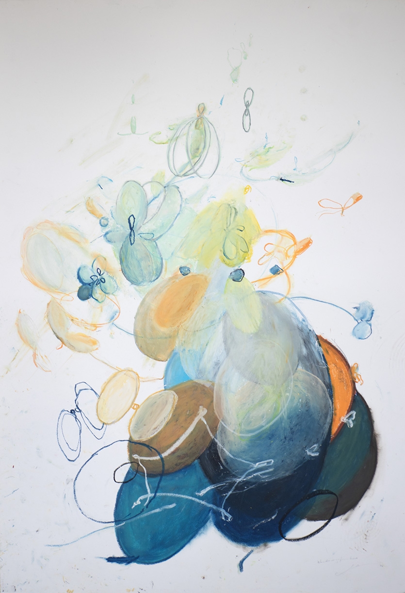 Michael Schultheis, Coherence VI, 2026, Pastel on paper, 44 x 30 inches