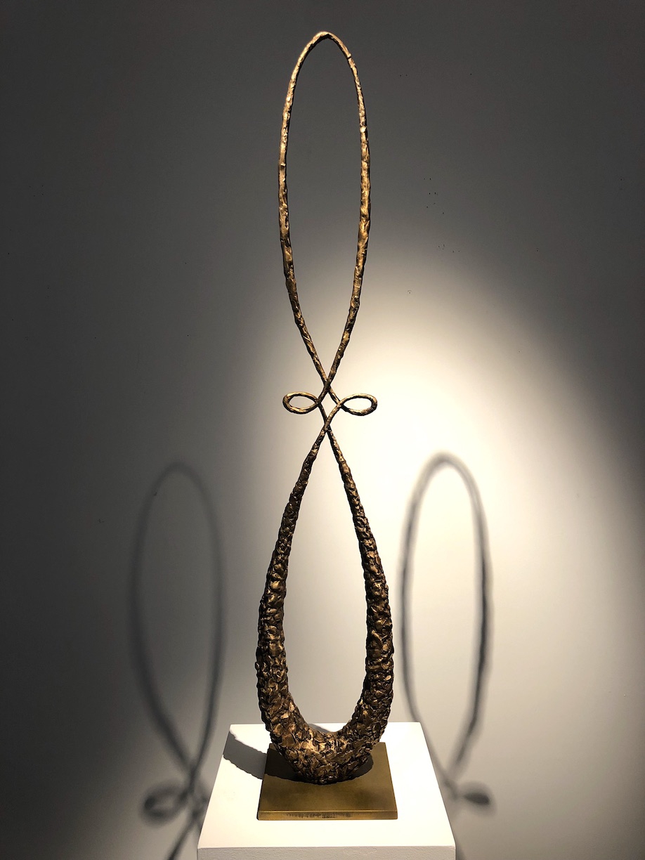 Michael Schultheis: Cycloids of Ceva Committing, 2020, Bronze, Available in various sizes