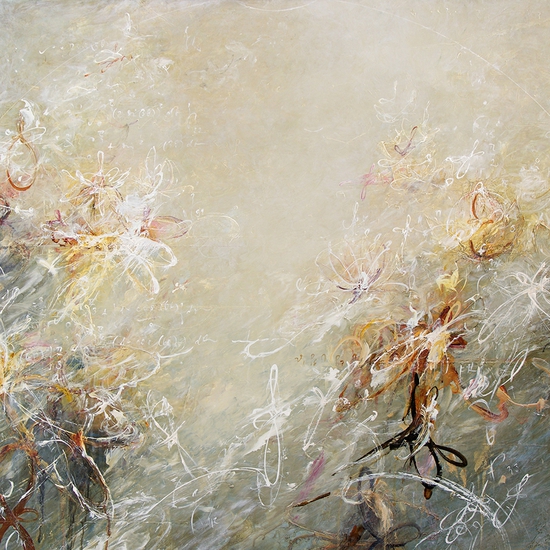 Michael Schultheis: Delian Waves of Ceva, 2020, Acrylic on canvas, 36 x 48 x 2 inches