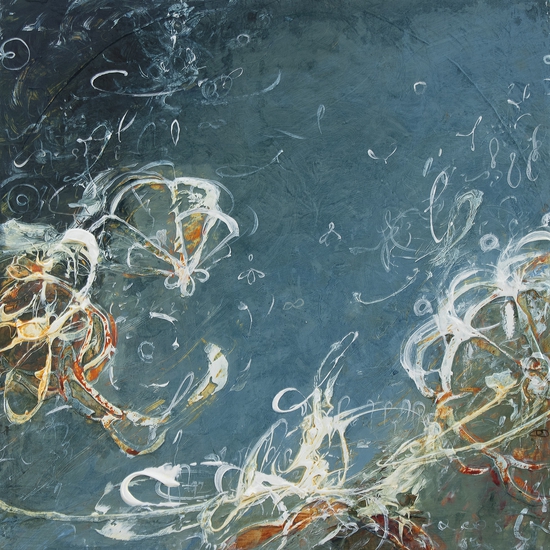 Michael Schultheis, Fibonacci Predella V, 2024, Acrylic on Panel, 12 x 12 inches