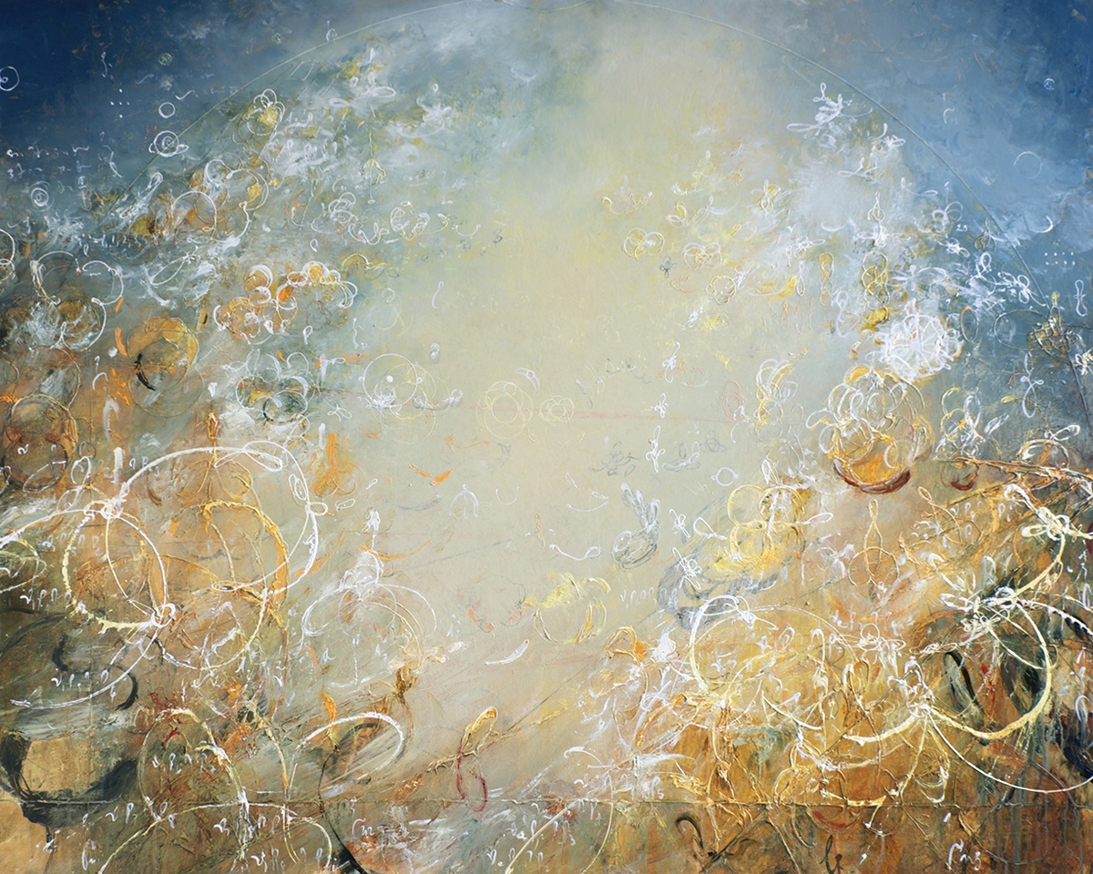 Michael Schultheis, Flowers of Copernicus, 2026, Acrylic on canvas, 48 x 60 x 2 inches