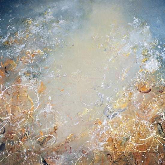 Michael Schultheis, Flowers of Copernicus, 2026, Acrylic on canvas, 48 x 60 x 2 inches