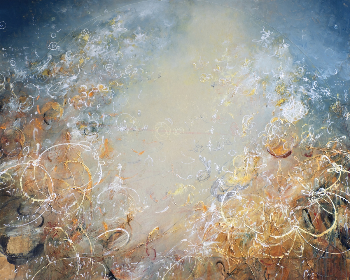 Michael Schultheis, Flowers of Copernicus, 2026, Acrylic on canvas, 48 x 60 x 2 inches