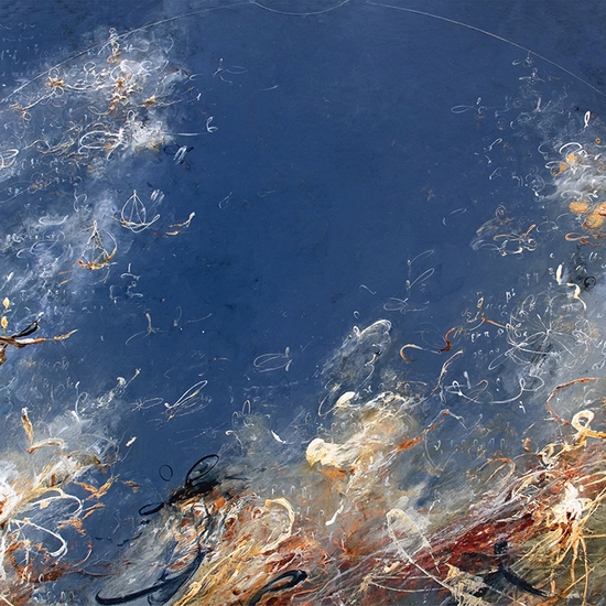 Michael Schultheis: Four Winds of Vitruvius, 2021, Acrylic on canvas, 36 x 60 inches