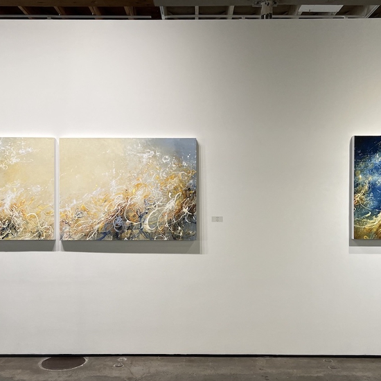 Installation view from Michael Schultheis' exhibition "The Flowers in Fibonacci"