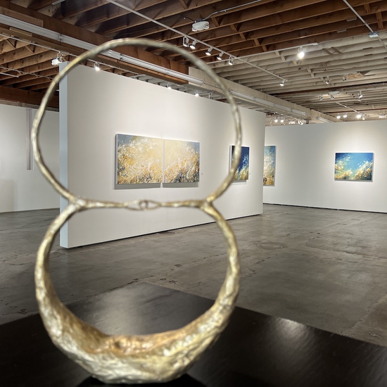 Installation view from Michael Schultheis' exhibition "The Flowers in Fibonacci"