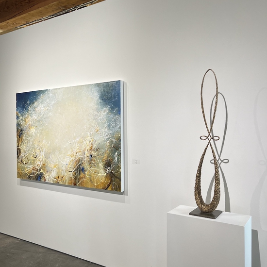 Installation view from Michael Schultheis' exhibition "The Flowers in Fibonacci"
